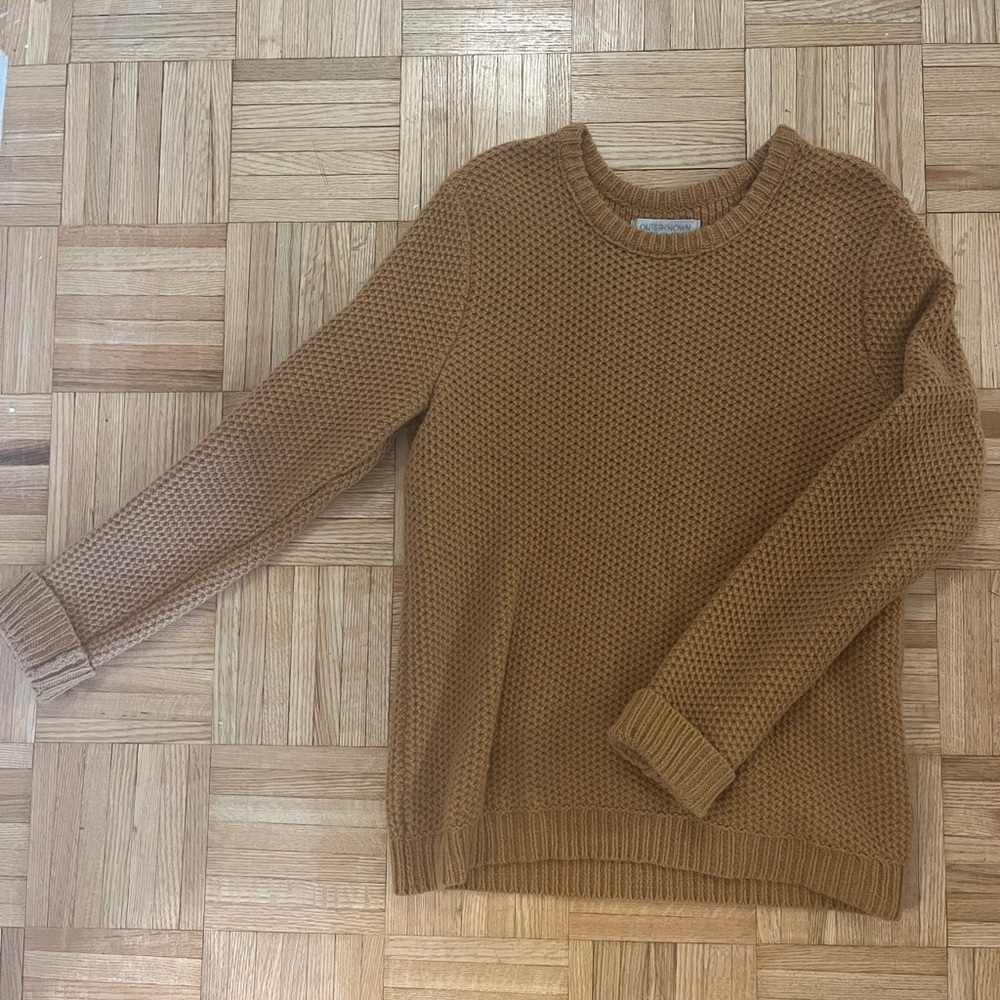 Outerknown mustard Crewneck Sweater